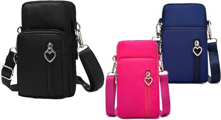 Umhängetasche: Schwarz und Blau /2