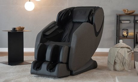 Home Deluxe Massage-Sessel „Marino“: Hellgrau