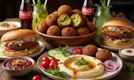 Falafel-Sandwich & Getränk für 1 Person