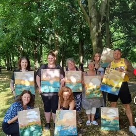 Für 2 Person: 2 Std. „Brush“ Abstraktes Malen