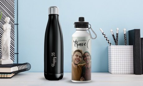 Personalisierte Flasche (600 ml) mit Foto (Versandkosten nicht inklusive)