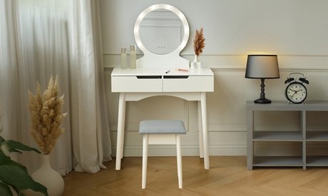 Schminktisch: Schwarz