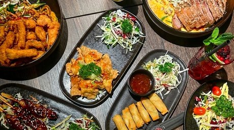 2-Gänge-Menü mit Lachs für 2 Personen