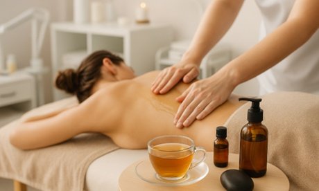 Entspanungs-Ganzkörpermassage: nach Wahl inkl. Abschlussgetränk
