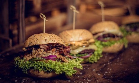 5er-Stempelkarte für Burger nach Wahl inkl. Beilage für 1 Person