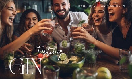 1 Ticket für ein Gin Tasting inkl. Snacks