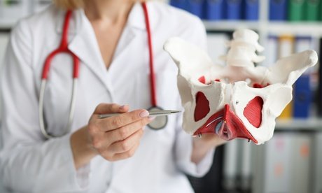 1x Tesla Pelvichair Sitzung