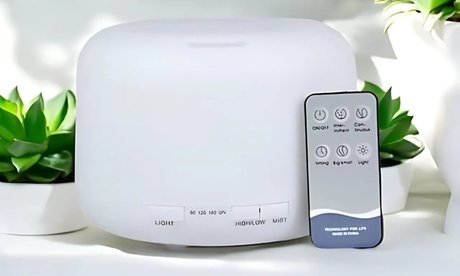 Aromatherapie-Diffusor mit LED-Beleuchtung und Fernbedienung