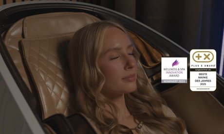 Für 3 Personen: 60 Min. Massagesessel & Entertainment Paket