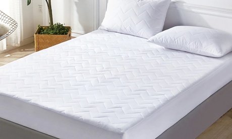 ZIGZAG gesteppter Matratzenbezug: 90 x 200 cm