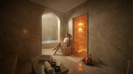 Für 1 Person - kleine Spa-Auszeit: 120 Min. Sauna Whirlpool & Dampfbad inkl. 30 Min. Aromaöl-Massage