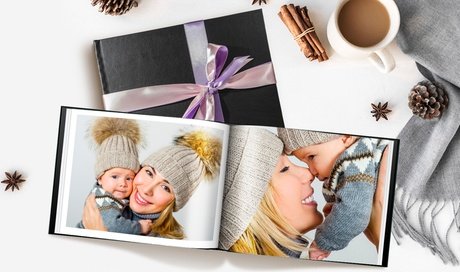 2x mit 100 Seiten: Valentina Fotobuch mit Kunstleder-Cover im Format A4 (zzgl. Versandkosten)