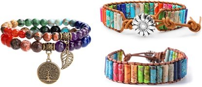 Chakra-Armband: 2 / J0452 + J0453