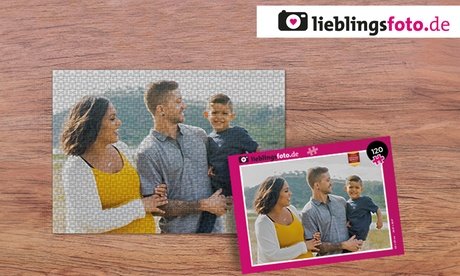 2x Fotopuzzle mit 120 Teilen 28 x 20 cm (zzgl. Versandkosten)