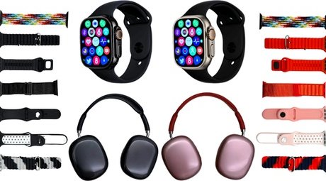 2-in-1 Set Bluetooth-Kopfhörer & Smartwatch: Zufällige Farbe