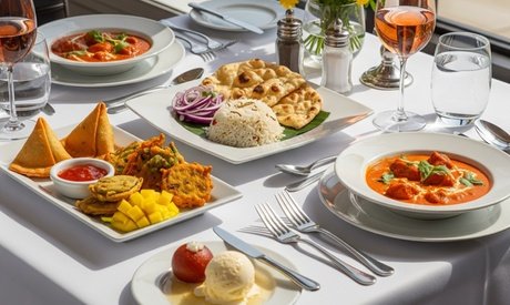 Für 2 Personen: Indisches 3-Gänge-Menü mit Chai oder Kaffee