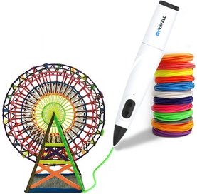 3D-Druckstift mit 12 PCL-Filamenten