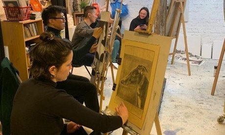 Für 1 Person: 3 Std. Ölmalkurs