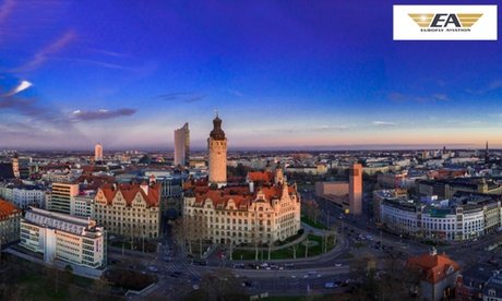 Für 1 Person: 30 Min. Hubschrauber-Rundflug über Leipzig