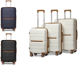 Reisekoffer: Mittelgroßer Reisekoffer / Schwarz