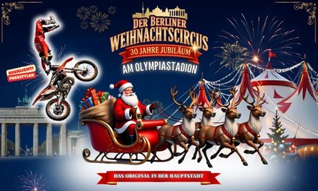 1 Ticket für Berliner Weihnachtszirkus am Sa. 27.12.25 um 20 Uhr_PK 2.Loge