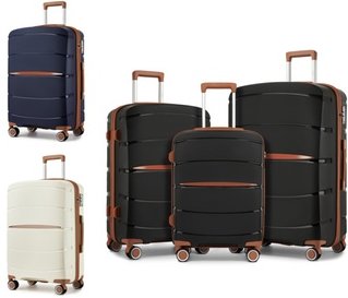 Hartschalenkoffer: 1 / 24 Zoll / Schwarz-Braun