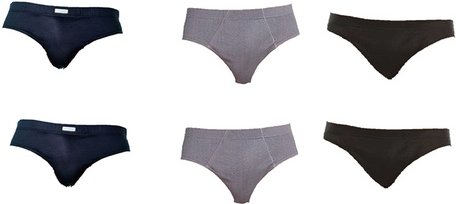 Slips: 6er-Pack / Weiß / Gr. L