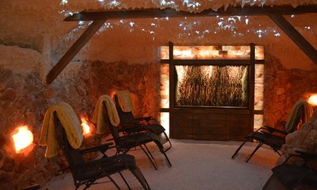 Für 1 Person: 45 Min. Aufenthalt in der Salzgrotte und 20 Min. in der Solegrotte