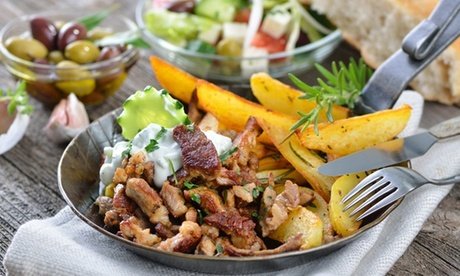 Für 2 Personen: Griechisches 3-Gänge-Menü nach Wahl (Einlösbar: Mo. Mi. und Do.)