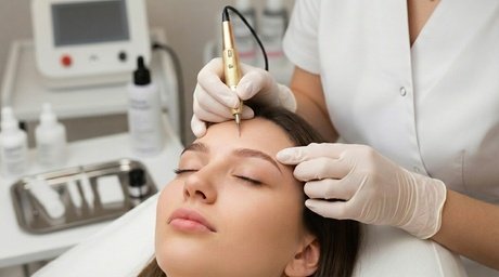 Inkl. Nachbehandlung (nach 3 - 4 Wochen): Microblading für die Augenbrauen für 1 Person (einlösbar Mo. - Fr.)
