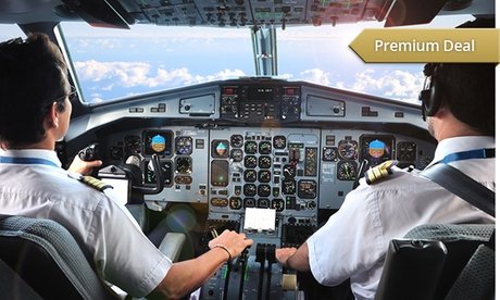 1x 75 Min. Flugsimulator fliegen für 1 Person inkl. Briefing und Theorie