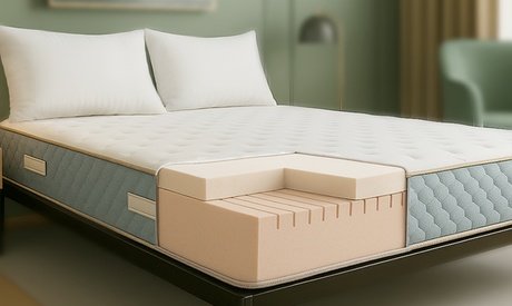 Orthopädische Matratze mit 9-Zonen: 135 x 190 cm