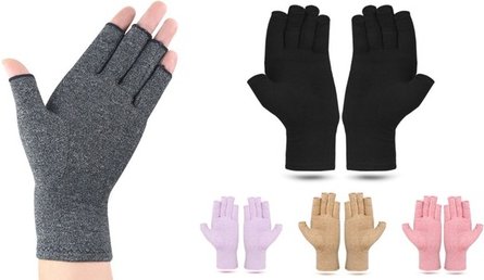 Handschuhe: 1 Paar / Lila / Gr. M