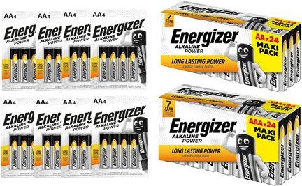 Batterien: AA-Batterien / 72er-Pack