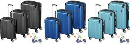 Veska Hartschalen-Kofferset „Madrid : Anthrazit