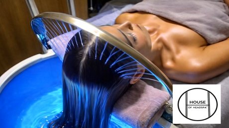 Deluxe FACE H₂O Headspa 75-90 Min. für 1 Person