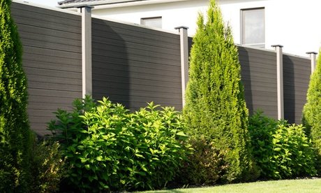 Home Deluxe WPC-Sichtschutzzaun CALLADO: 1x Element + 2x Pfosten