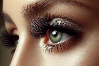 Wimpernverlängerung mit der 2D-Volumentechnik für 1 Person