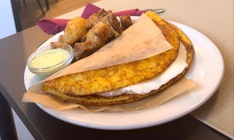 Für 2 Personen: Cachapa nach Wahl inkl. hausgemachtem Eistee