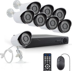 Videoüberwachungs-Set mit 8 Kameras