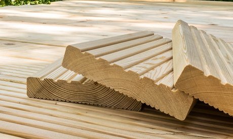 Home Deluxe Terrassendielen Lärche „Aris“: 40m²