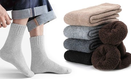 Unisex-Wollsocken: 1x / Zufällige Farbe