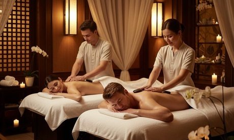 60 Min. Aroma-Massage für 1 Paar