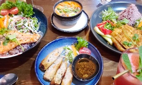 Für 2 Personen: 3-Gänge-Menü mit Ente oder veganer Hauptspeise