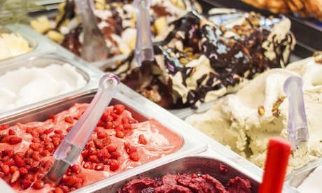 Für 2 Personen: 1 italienischer Eis Becher nach Wahl inkl. Heißgetränk