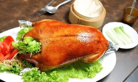 Für 4 Personen: Peking-Ente