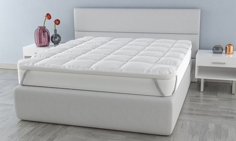 Gepolsterter Matratzen-Topper: 160 x 195 cm