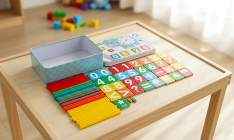 Magnetisches Mathematik-Lernspielzeug für Kinder: 1
