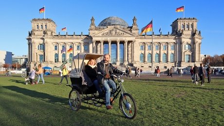 1 Std. Super-Privat-Rikscha-Fahrad-Tour für 2 Personen