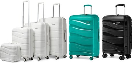 Thumbnail - Reisekoffer: 14 + 20 + 24 + 28 Zoll / Weiß